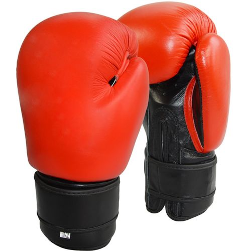 Boxhandschuhe Top-Modell rot Echtleder