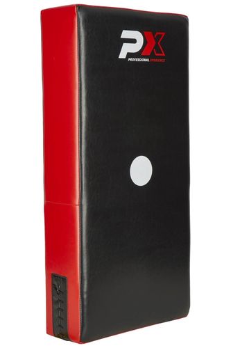 Schlagpolster Kunstleder rot-schwarz  60x35x15