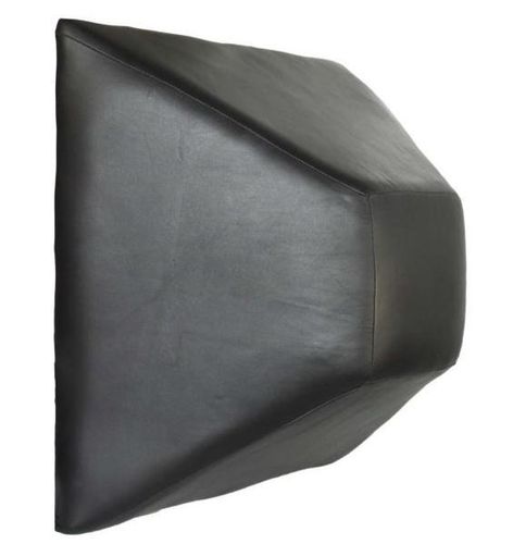 Wandschlagpolster Pyramide Leder 50x50x20 cm