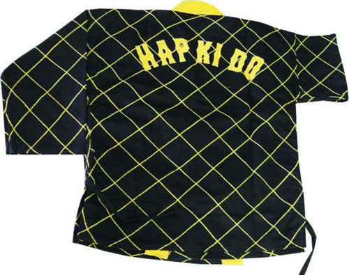 Hapkido-Jacke schwarz-gelb