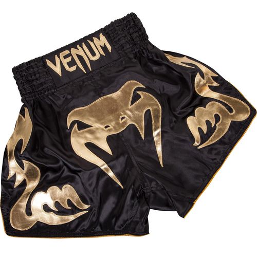 Venum Muay Thai Shorts "Inferno" black/gold, 20403