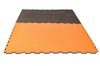 Kampfsportmatten  Pro "Checker" 2 cm orange/grau  Wendematte
