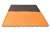 Kampfsportmatten  Pro "Checker" 2 cm orange/grau  Wendematte