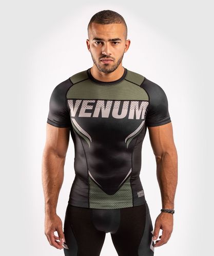 Venum ONE FC2 Rashguard short sleeves Black / Khaki