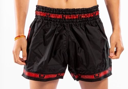 Venum Parachute Muay Thai Shorts  Black/Red