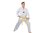 Taekwondo Dobok Ribbed Standard, weißes Revers