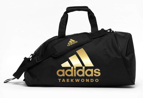 adidas 2in1 Bag "Taekwondo" black/gold Nylon, adiACC052T